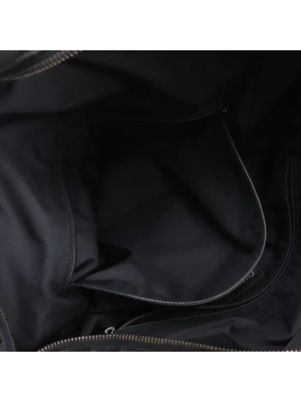 Chanel New Travel Line Tote Bag GM Nylon Canvas Black